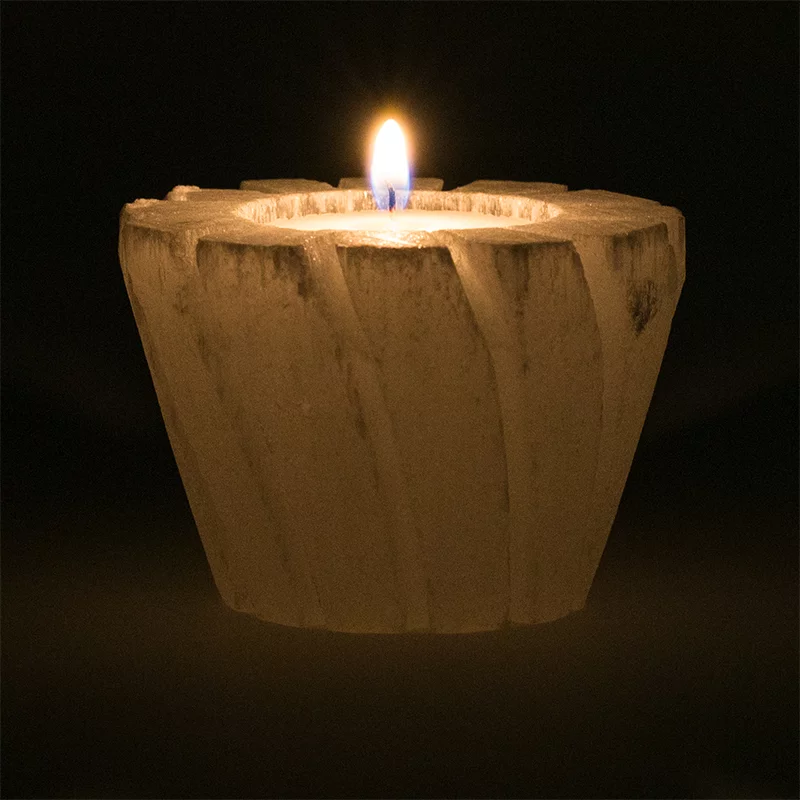 Sfeerlicht seleniet Divine Lotus -- 450 g; 6x7 cm - Afbeelding 2