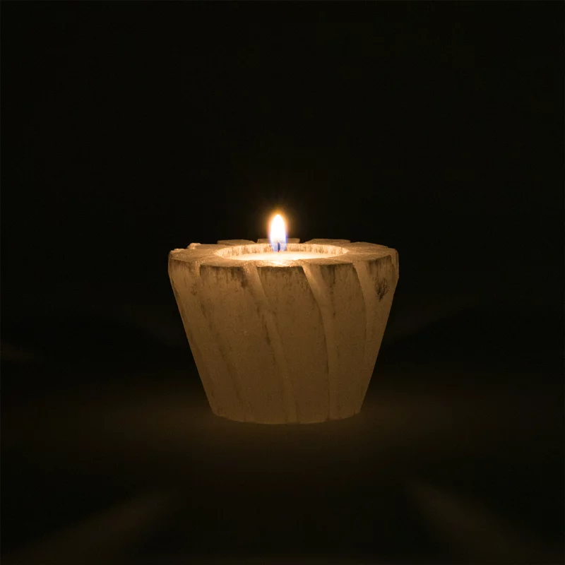 Sfeerlicht seleniet Divine Lotus -- 450 g; 6x7 cm - Afbeelding 3