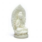 Quan Yin beeldje wit -- 12 cm - Afbeelding 2