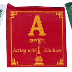 Tibetaans Vlaggetjeskoord Peace -- 13x12.5 cm - Afbeelding 4