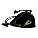 Pendel messing verguld -- 18 g; 2.5 cm - Afbeelding 2