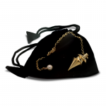 Pendel messing verguld -- 14 g; 3 cm - Afbeelding 2