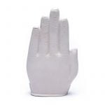 Boeddha in hand wit -- 14x23 cm - Afbeelding 4