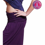 Yogabroek comfort flow paars M-L - Afbeelding 3