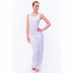 Yogabroek comfort flow wit M-L - Afbeelding 2