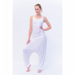 Yogabroek comfort flow wit M-L - Afbeelding 3