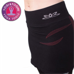 Yogabroek lotus capri rok naadloos zwart M-L - Afbeelding 4