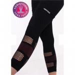 Yogabroek lotus capri rok naadloos zwart M-L - Afbeelding 5