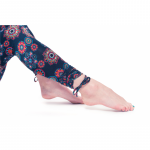 Yoga legging zwart met Mandala print biologisch M - Afbeelding 2