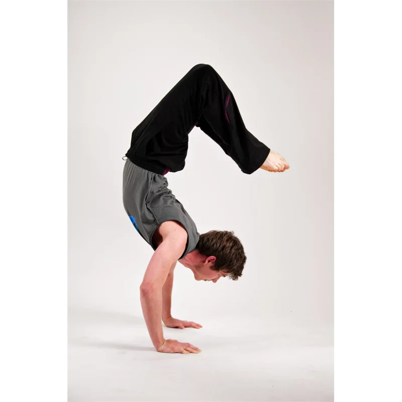 Yogabroek man zwart M-L - Afbeelding 3