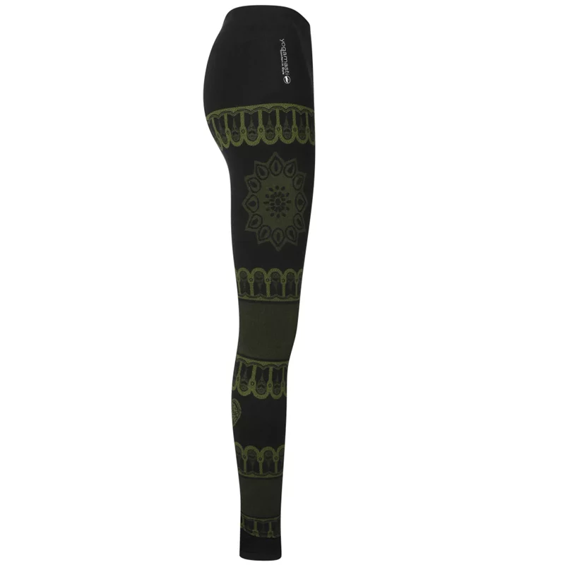 Yoga legging Bhakti zwart biologisch S-M - Afbeelding 2