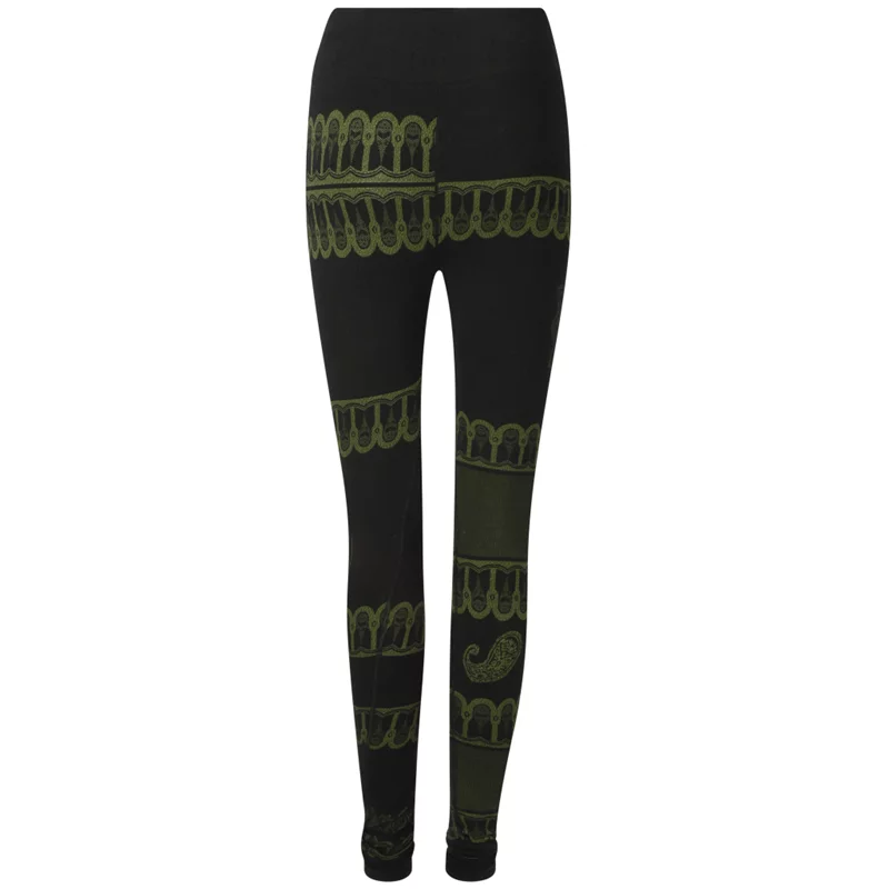 Yoga legging Bhakti zwart biologisch S-M - Afbeelding 3