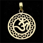 Ohm hanger messing goudkleurig -- 3.5 cm - Afbeelding 3