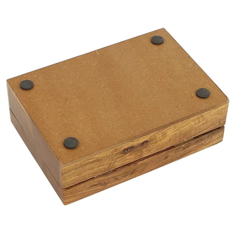 Tarotdoos hart gegraveerd -- 18x12.5x6 cm - Afbeelding 4