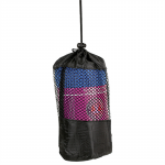 Yoga handdoek siliconen antislip blauw -- 500 g; 183x65 cm - Afbeelding 3