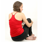 Yoga top 'Ohm bali' rood M - Afbeelding 3