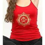 Yoga top 'Ohm bali' rood L - Afbeelding 2