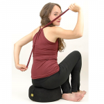 Yoga top 'Yantra' bordeaux M - Afbeelding 2
