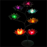 Chakra Lotus display groen -- 49x32 cm - Afbeelding 4