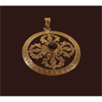 Hanger dubbele dorje lapis lazuli + sterling zilver -- 3 cm - Afbeelding 2