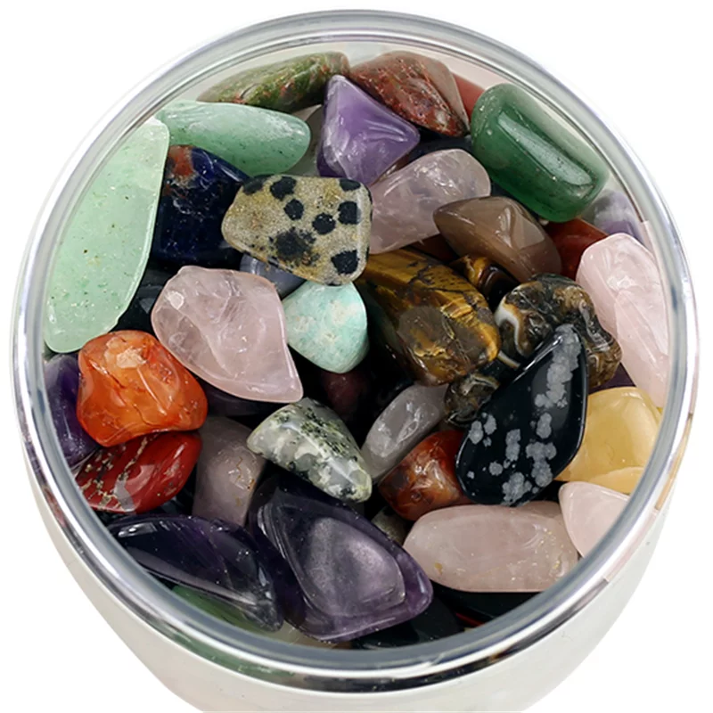 Trommelstenen Zuid Afrika XS -- 350 g; 0.5-2.5 cm - Afbeelding 2