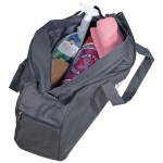 Yogatas grijs met witte lotus -- 70x15x20 cm - Afbeelding 2