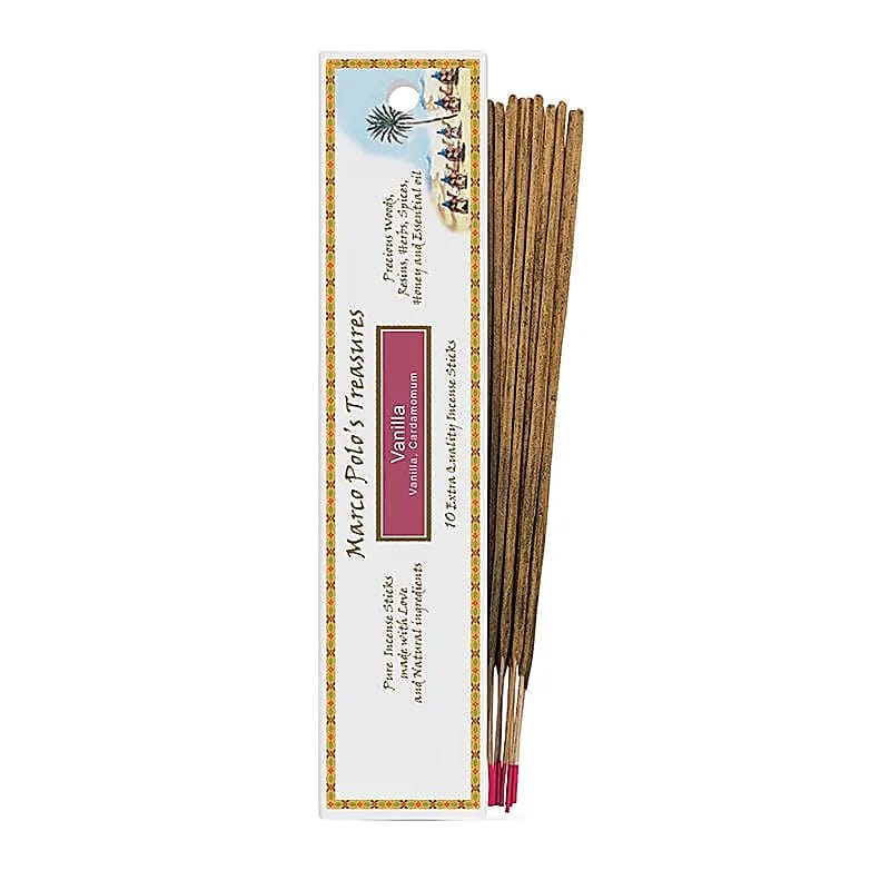 3389 Wierook Marco Polo's Treasures Vanilla -- 20 g - Afbeelding 1
