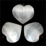 Harten hangers seleniet -- 3 cm - Afbeelding 3