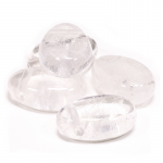 Bergkristal A trommelsteen hanger geboord -- 2.5-3.5 cm - Afbeelding 2