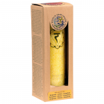 Geurkaars stearine 3e chakra 100 uur -- 21x6.5 cm - Afbeelding 3