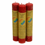 Geurkaars 1e chakra -- 20x3.7 cm - Afbeelding 2