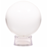 Transparante standaard voor edelsteenbollen -- 3 cm - Afbeelding 3