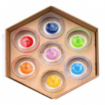 Chakra drinkglazen set Nature Design -- 7x250 ml - Afbeelding 2