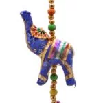 Decoratieve slinger stoffen Olifantjes -- 80 cm - Afbeelding 4