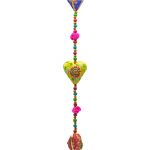 Decoratieve slinger hartjes katoen -- 90 cm - Afbeelding 3