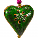 Decoratieve slinger hartjes kunststof -- 90 cm - Afbeelding 2