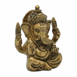 Ganesha messing minibeeldje -- 120 g; 5 cm - Afbeelding 2