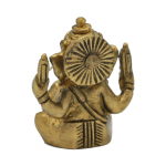 Ganesha messing minibeeldje -- 120 g; 5 cm - Afbeelding 3
