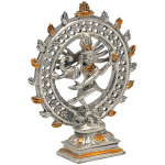 Shiva Nataraja messing dubbele ring tweekleurig -- 420 g; 15 - Afbeelding 2