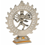 Shiva Nataraja messing dubbele ring tweekleurig -- 420 g; 15 - Afbeelding 3