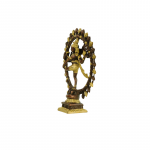 Shiva Nataraj messing 2-kleurig groter -- 2400 g; 27 cm - Afbeelding 2