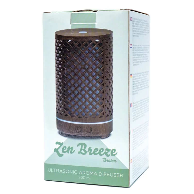 Ultrasone aroma diffuser Zen Breeze bruin -- 200 ml; 250 g - Afbeelding 3