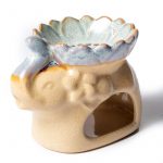 Olieverdamper & aromabrander olifant naturel -- 12.5x9x9cm