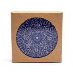 Mandala onderzetters donkerblauw set van 6 - Afbeelding 2