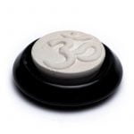 Ohm geursteen zwart -- 7 cm