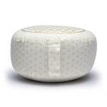 Meditatiekussen bloem des levens bio katoen - 33 cm x 17 cm - Afbeelding 2