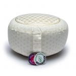 Meditatiekussen bloem des levens bio katoen - 33 cm x 17 cm - Afbeelding 3