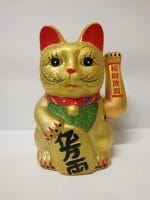 Lucky Cat goud bewegende arm
