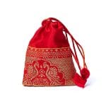 Tulsi mala met thuliet/ rozenkwarts AA kwaliteit in zakje - Afbeelding 4