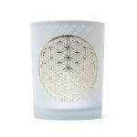 Sfeerlicht matglas/metallic Bloem des Levens - 7,3 cm x 8 cm - Afbeelding 3